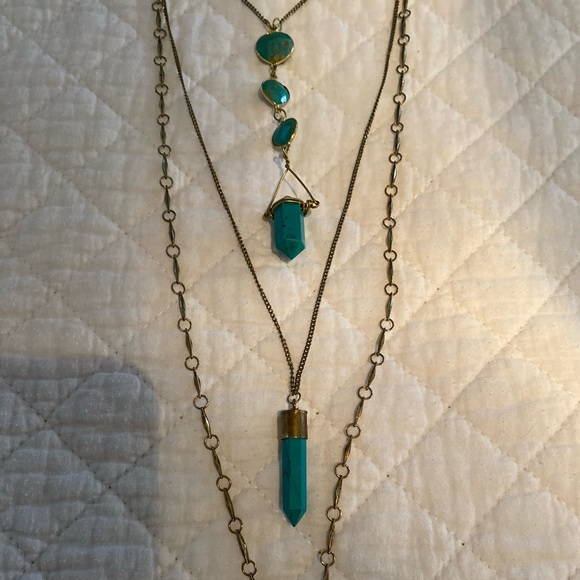 Nanamacs Turquoise Layered Necklace - Picture 2 of 4
